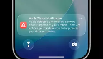Apple отправляет вам push-уведомление о шпионской атаке