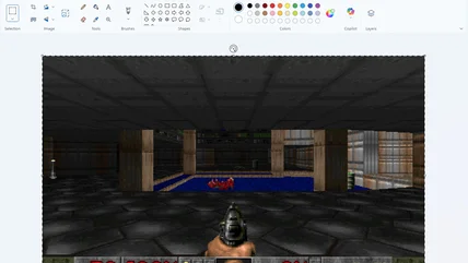 Может ли MS Paint запустить Doom? (Да)