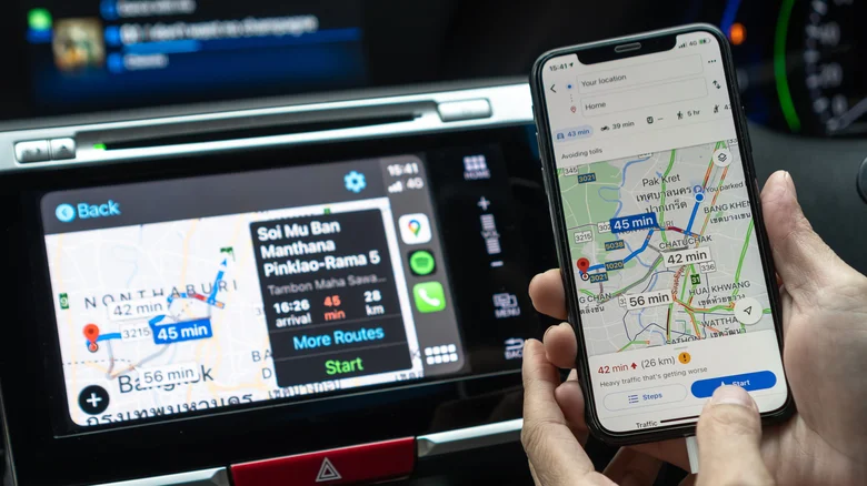 Как использовать Google Maps в Apple CarPlay